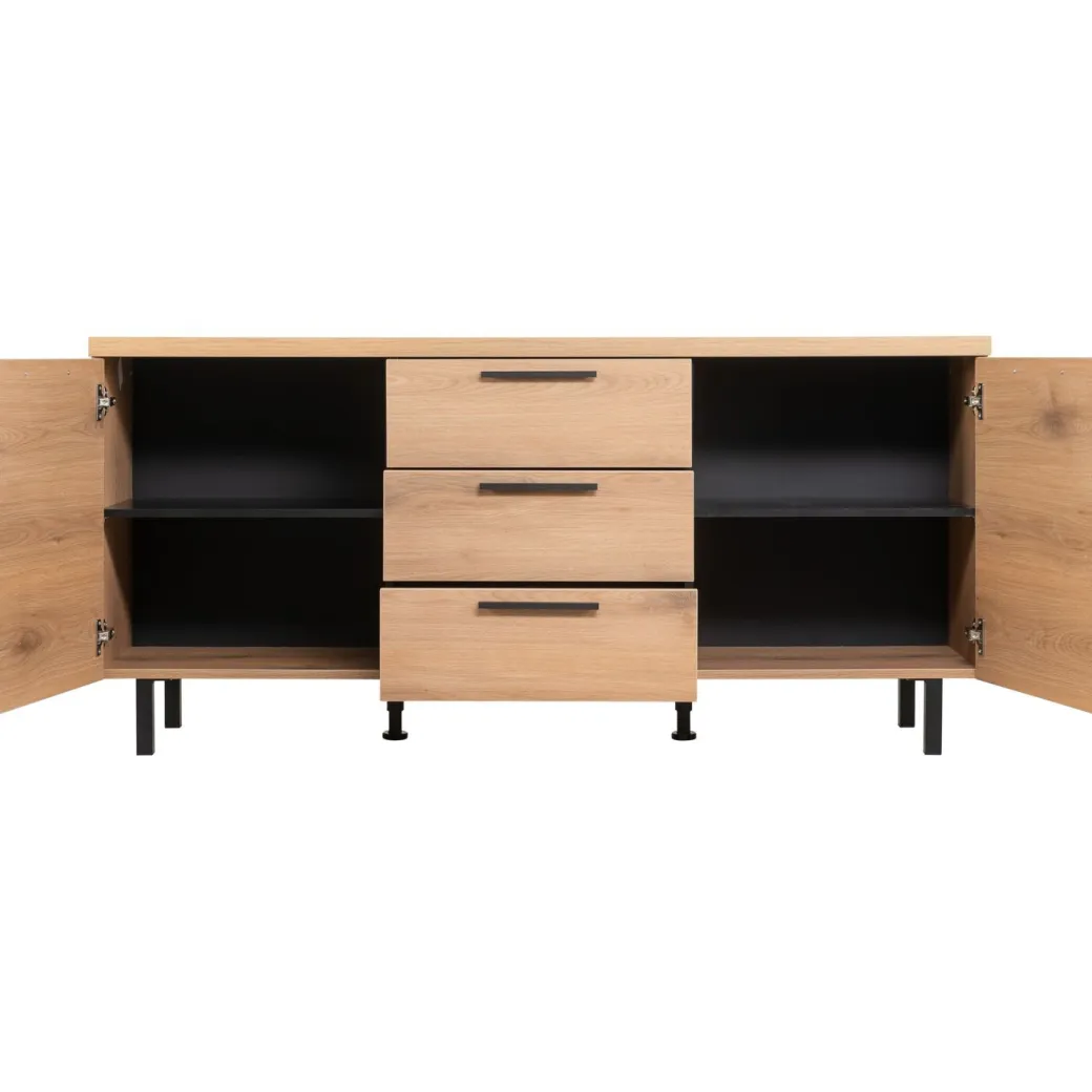 Hot Pronto Wonen Dressoir Paranno 77x165x42 cm bruin