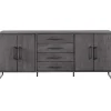 Pronto Wonen Dressoir Piastra 188 cm zwart
