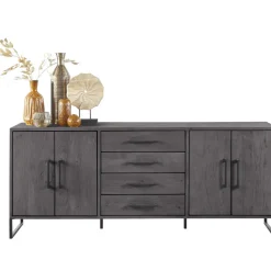 Pronto Wonen Dressoir Piastra 188 cm zwart