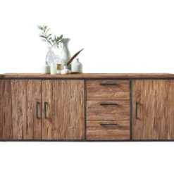 Outlet Pronto Wonen Dressoir Romaro (195 cm) teakhout mix rough
