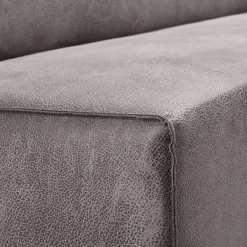 Discount Pronto Wonen Eetkamerbank Avanza 170 cm microleder grijs