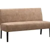 Discount Pronto Wonen Eetkamerbank Avanza 170 cm velvet lichtbruin