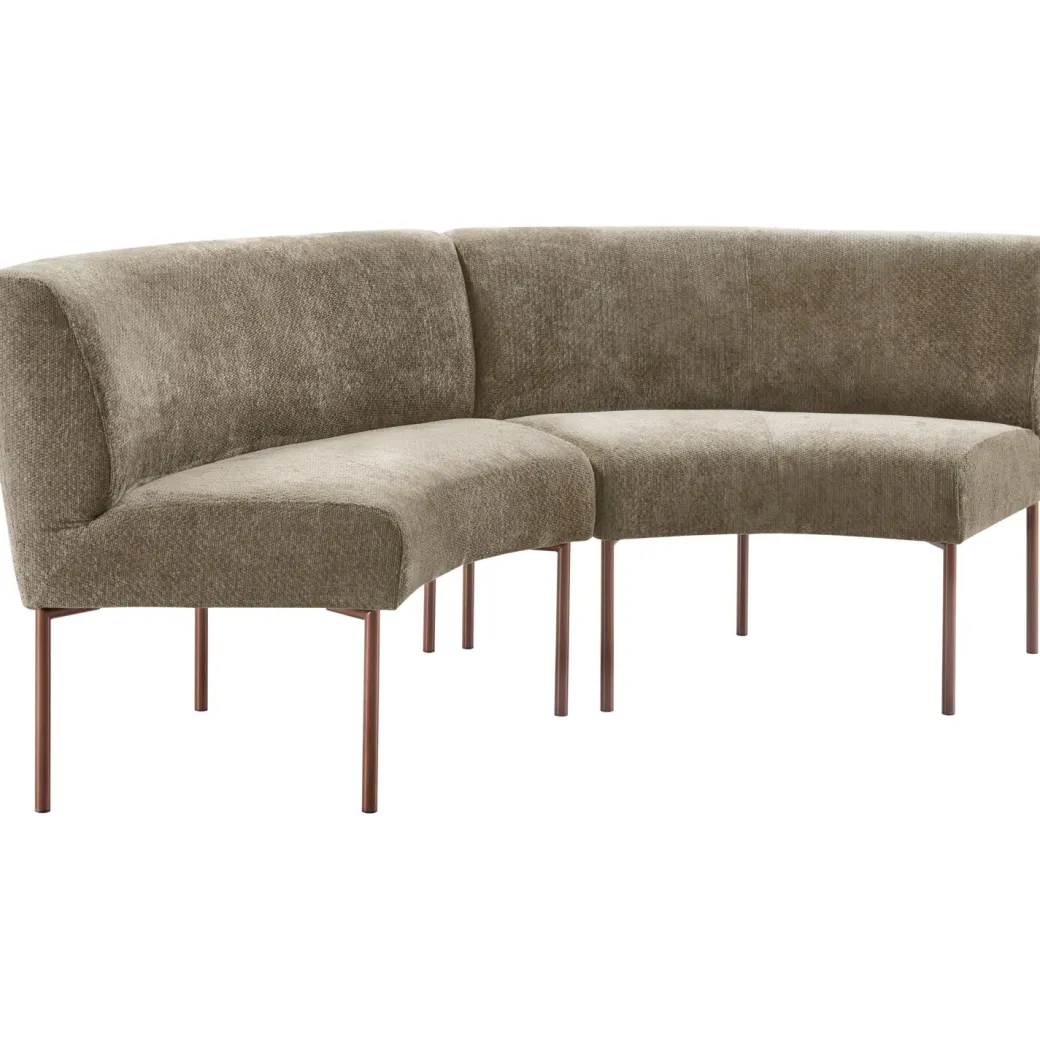 Outlet Pronto Wonen Eetkamerbank Cenare 230 cm taupe