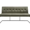 Online Pronto Wonen Eetkamerbank Oro 170 cm microleder groen