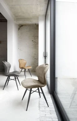 Outlet Pronto Wonen Eetkamerstoel Castione microvezel antraciet