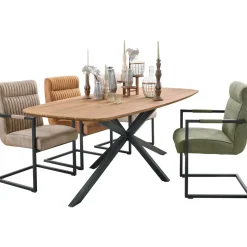 Clearance Pronto Wonen Eetkamerstoel Dantero microvezel taupe
