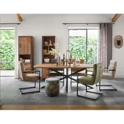 Clearance Pronto Wonen Eetkamerstoel Dantero microvezel taupe