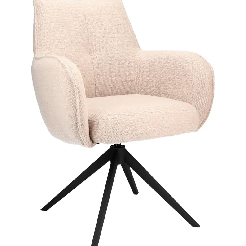 New Pronto Wonen Eetkamerstoel Dordona draaibaar naturel