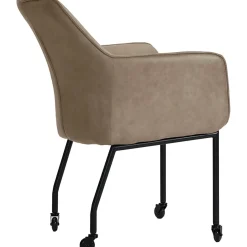 Clearance Pronto Wonen Eetkamerstoel Dura microvezel taupe