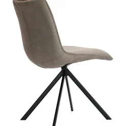 New Pronto Wonen Eetkamerstoel Fare microleder lichtgrijs