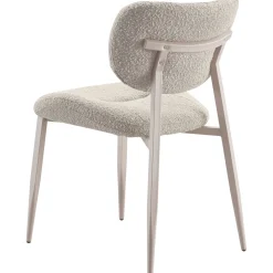 Sale Pronto Wonen Eetkamerstoel Gomba bouclé lichtbruin