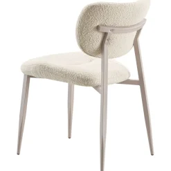 Pronto Wonen Eetkamerstoel Gomba bouclé ecru