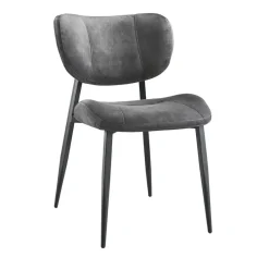 Best Pronto Wonen Eetkamerstoel Gomba velvet antraciet