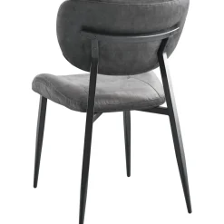Best Pronto Wonen Eetkamerstoel Gomba velvet antraciet
