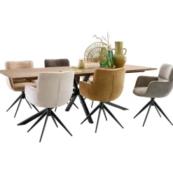 Pronto Wonen Eetkamerstoel Lasanto draaibaar taupe