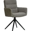 Clearance Pronto Wonen Eetkamerstoel Letta draaibaar velvet groen