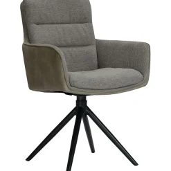 Clearance Pronto Wonen Eetkamerstoel Letta draaibaar velvet groen