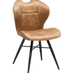 Pronto Wonen Eetkamerstoel Loana microvezel cognac