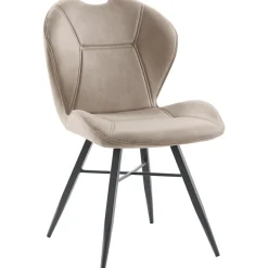 Outlet Pronto Wonen Eetkamerstoel Loana microvezel beige