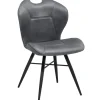 Hot Pronto Wonen Eetkamerstoel Loana microvezel antraciet