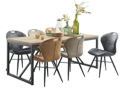 Clearance Pronto Wonen Eetkamerstoel Loana microvezel taupe