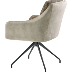 Pronto Wonen Eetkamerstoel Meltina draaibaar velvet groen