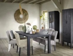 Hot Pronto Wonen Eetkamerstoel met armleuning Avanza grijs