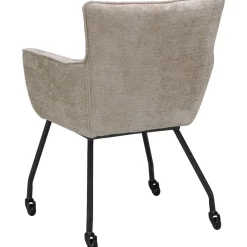 Best Pronto Wonen Eetkamerstoel Novile zandbeige met wiel