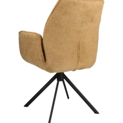 Hot Pronto Wonen Eetkamerstoel Ombrone draaibaar chenille bruin