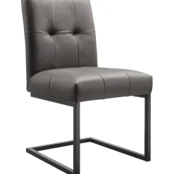 New Pronto Wonen Eetkamerstoel Oro microleder donkergrijs