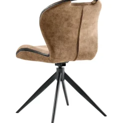 Online Pronto Wonen Eetkamerstoel Tantini draaibaar microvezel taupe