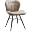 Hot Pronto Wonen Eetkamerstoel Tantini microvezel taupe