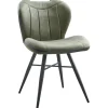 Clearance Pronto Wonen Eetkamerstoel Tantini microvezel groen