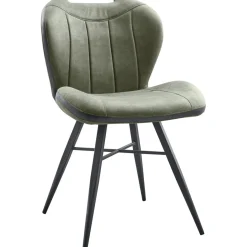 Clearance Pronto Wonen Eetkamerstoel Tantini microvezel groen