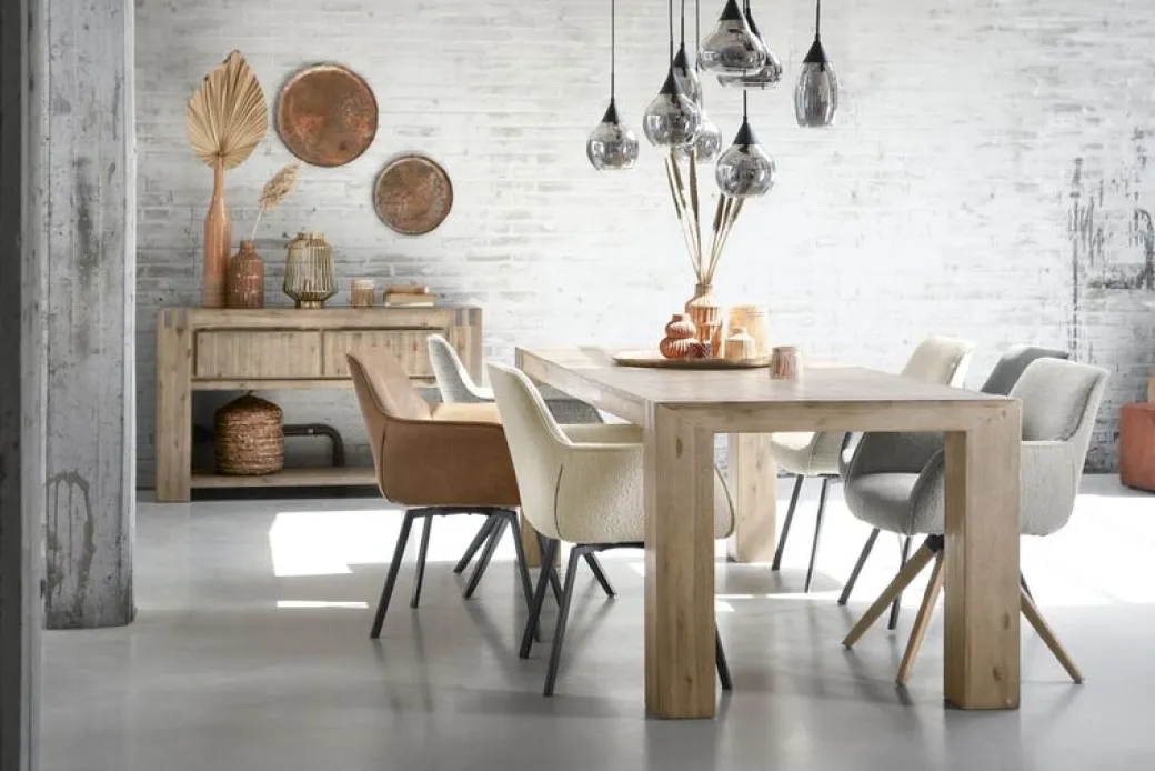 Outlet Pronto Wonen Eetkamerstoel Turelli lichtgrijs