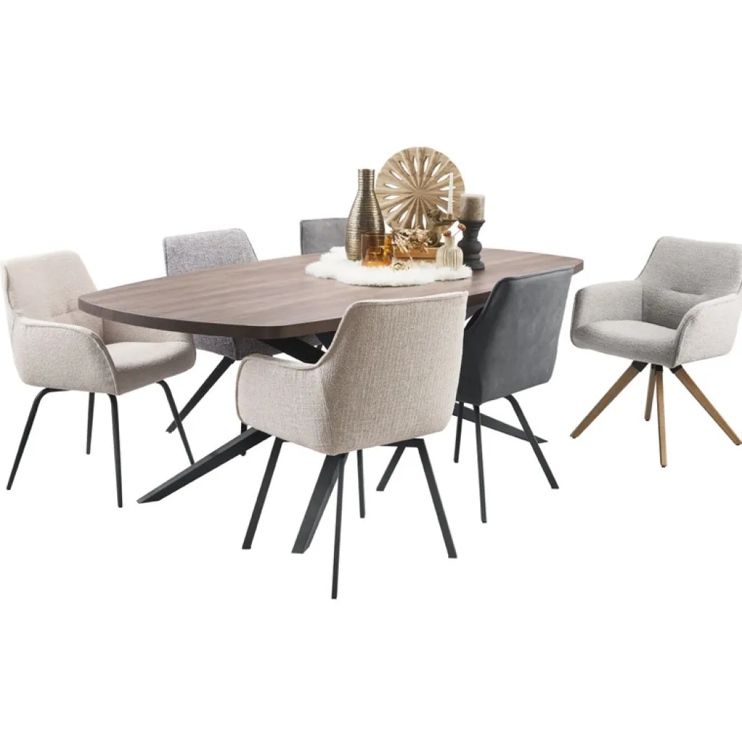 Outlet Pronto Wonen Eetkamerstoel Turelli lichtgrijs