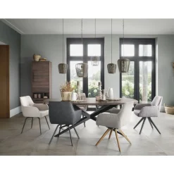 Outlet Pronto Wonen Eetkamerstoel Turelli lichtgrijs