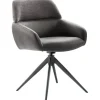 Clearance Pronto Wonen Eetkamerstoel Veda draaibaar microvezel antraciet