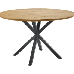 Outlet Pronto Wonen Eettafel Aska teak 150 cm rond naturel brushed