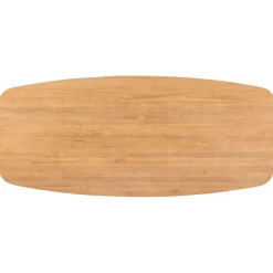 Pronto Wonen Eettafel Aska teak 220x100 cm Deens ovaal naturel brushed