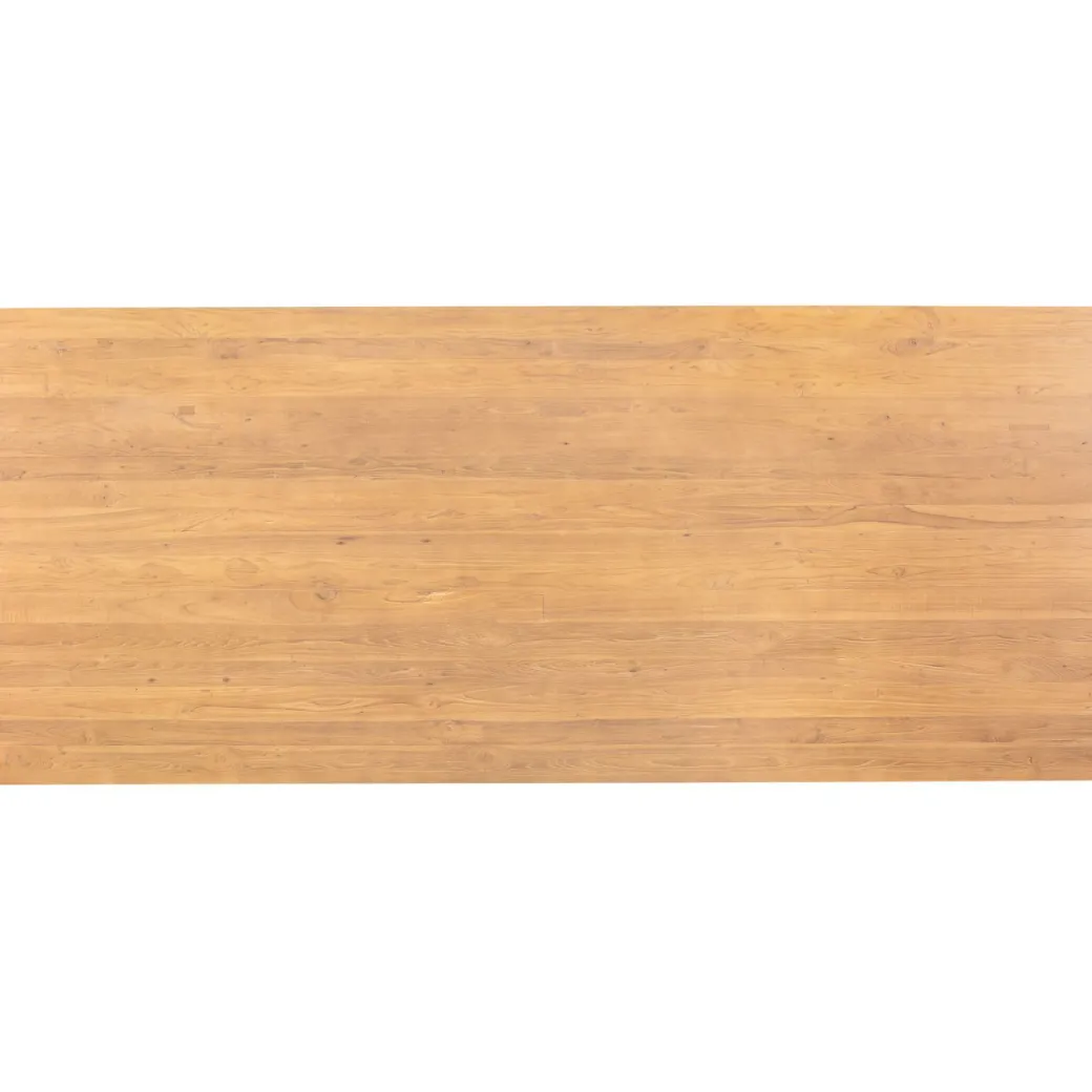 Outlet Pronto Wonen Eettafel Aska teak 200x95 cm rechthoekig naturel brushed