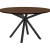 Sale Pronto Wonen Eettafel Belvio 140 cm rond dark oak