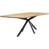 Discount Pronto Wonen Eettafel Belvio 180x95 cm rechthoekig light oak