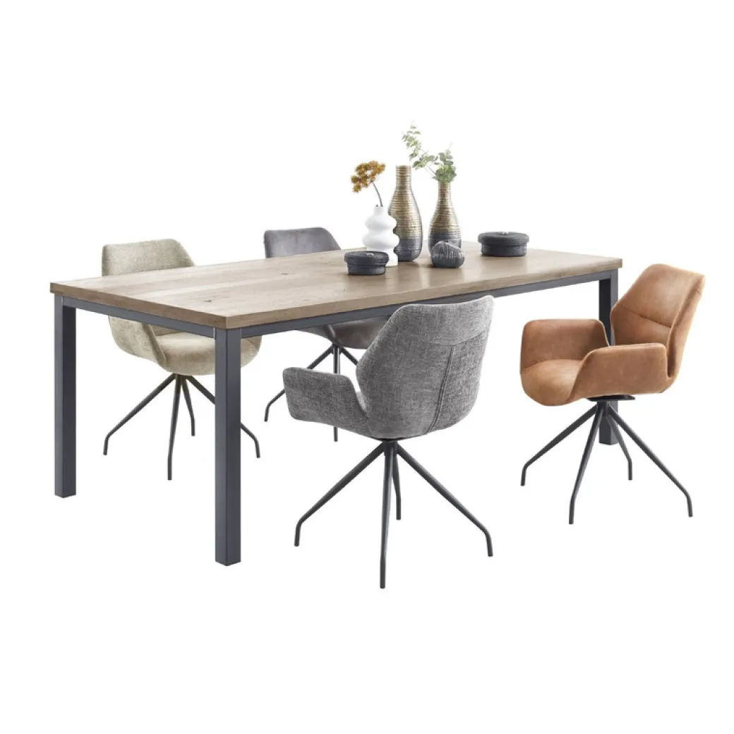 New Pronto Wonen Eettafel Hevano eikenhout 130x80 cm rechthoekig