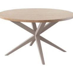 Outlet Pronto Wonen Eettafel Mascaro 130 cm rond misty oak