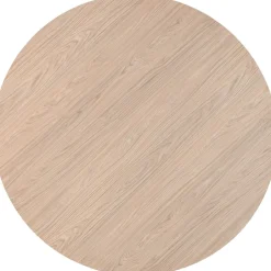 Outlet Pronto Wonen Eettafel Mascaro 130 cm rond misty oak