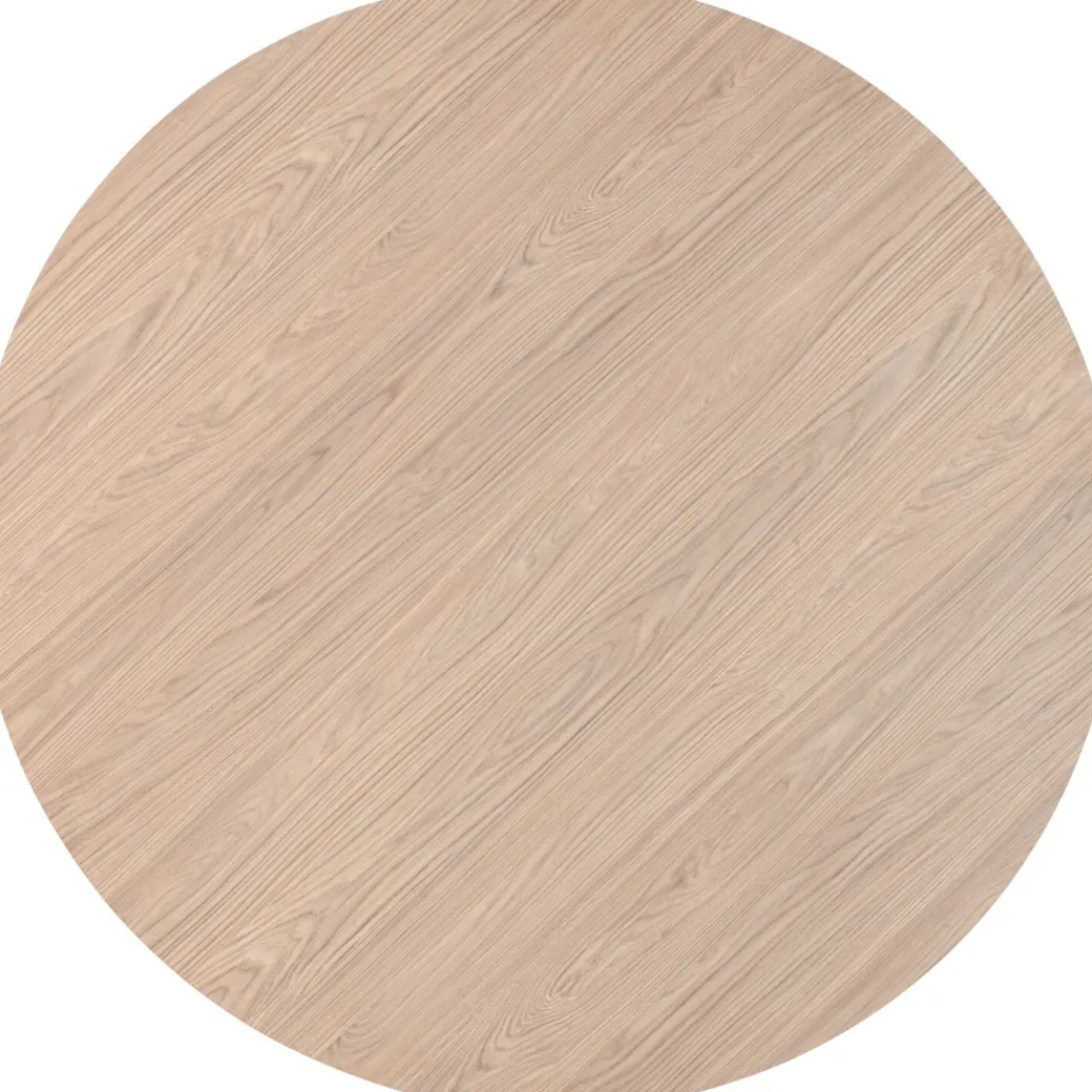 Outlet Pronto Wonen Eettafel Mascaro 130 cm rond misty oak