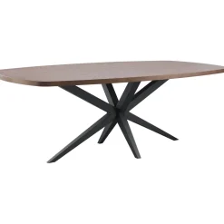 Hot Pronto Wonen Eettafel Mascaro 160x92 cm Deens ovaal dark mango