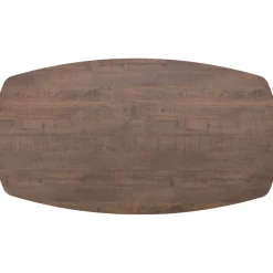 Pronto Wonen Eettafel Mascaro 220x120 cm Deens ovaal dark mango