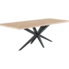 Discount Pronto Wonen Eettafel Mascaro 220x100 cm rechthoekig misty oak